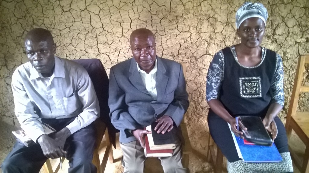 Pr Ndutiye Anastase in the Middle and Pr Singiranumwe Patrice